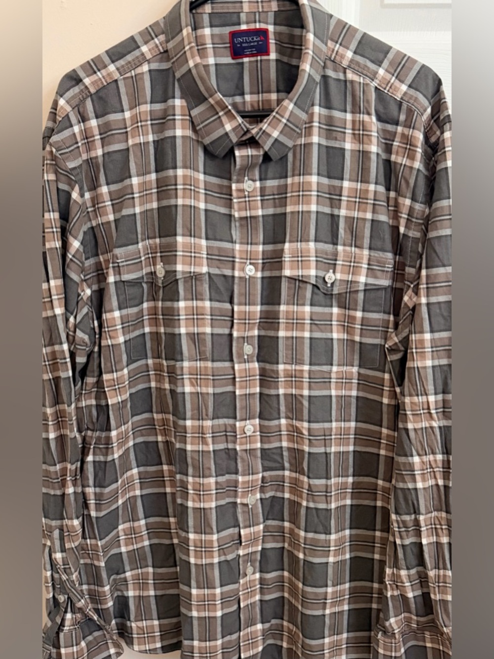 UNTUCKit 100% Cotton Multicolored Men’s 3XL Long Sleeve Button Up Shirt‎